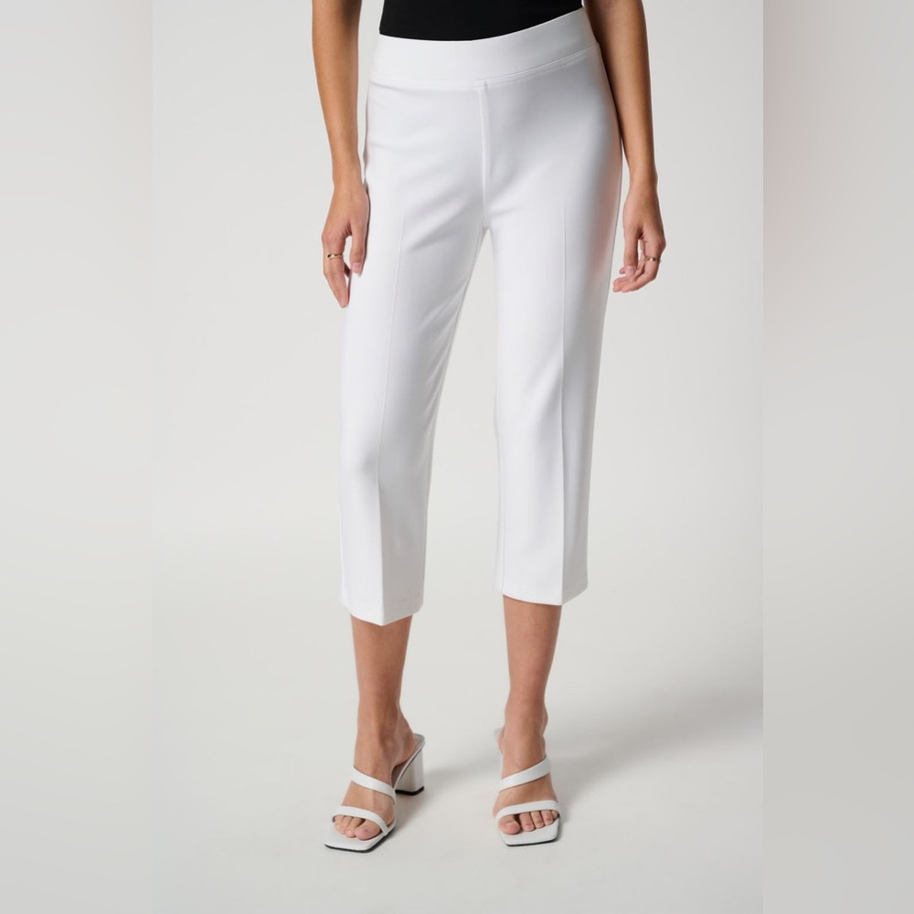 Joseph Ribkoff White Cropped Capri Pants Style: C143105